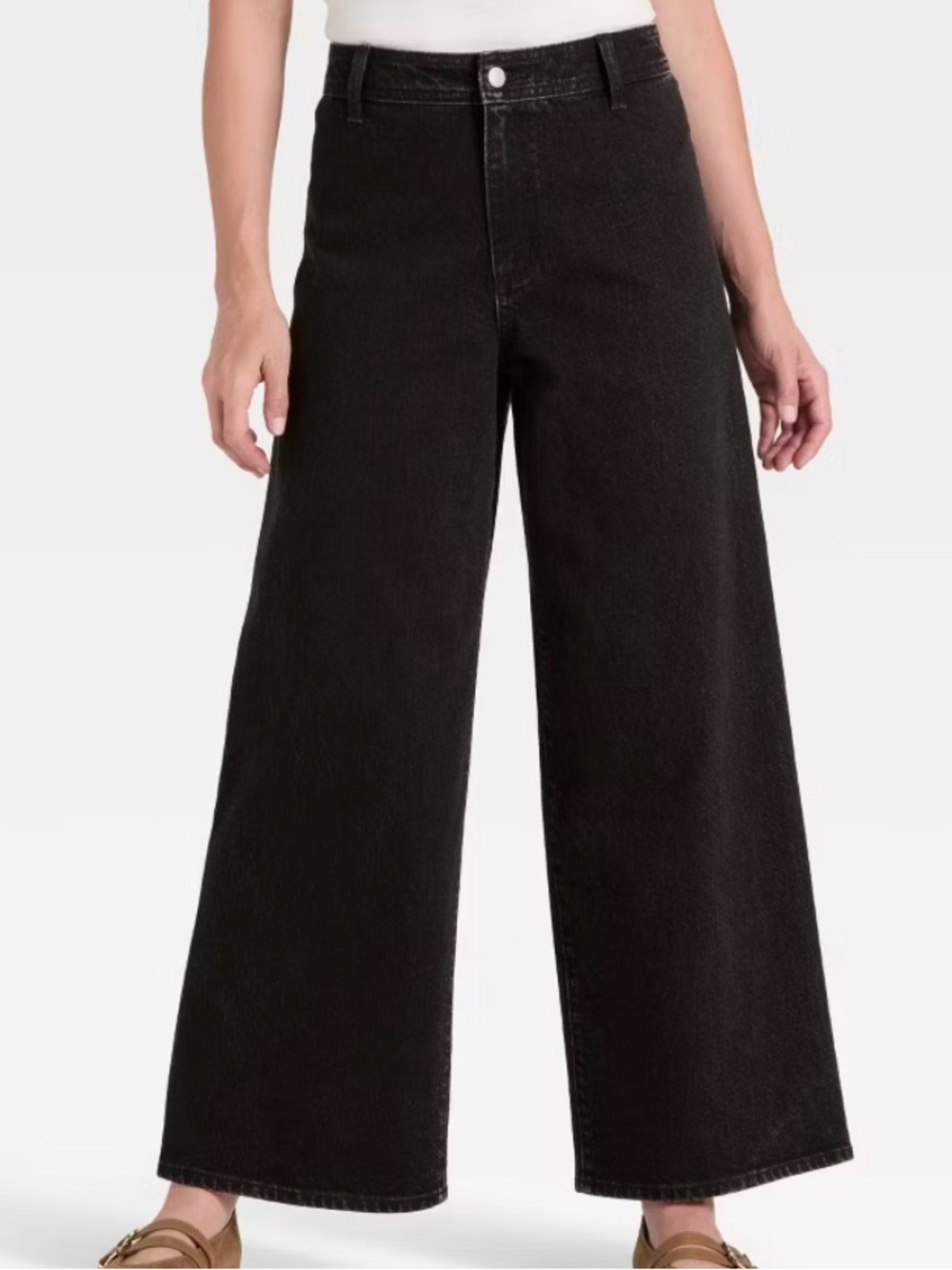 Universal Thread Black High-Rise Wide Leg Jeans